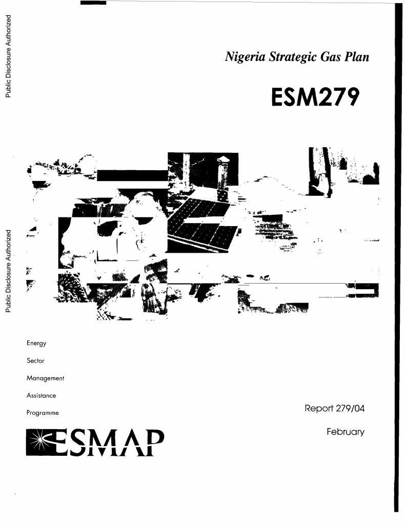 Nigeria Gas Master Plan